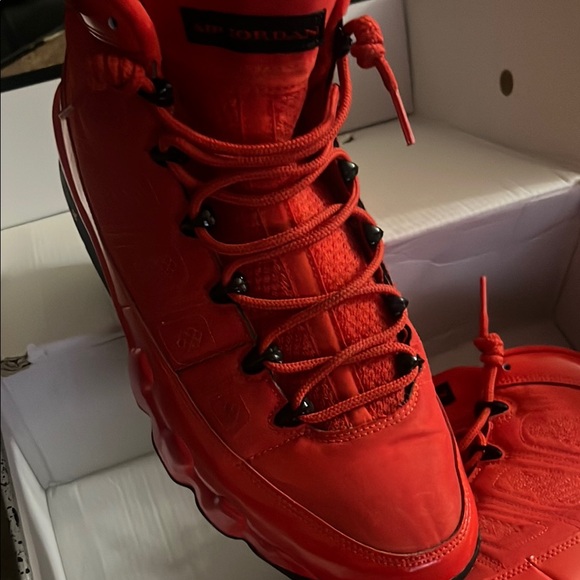 Red Air Jordan Basketball Shoes - Picture 13 of 16